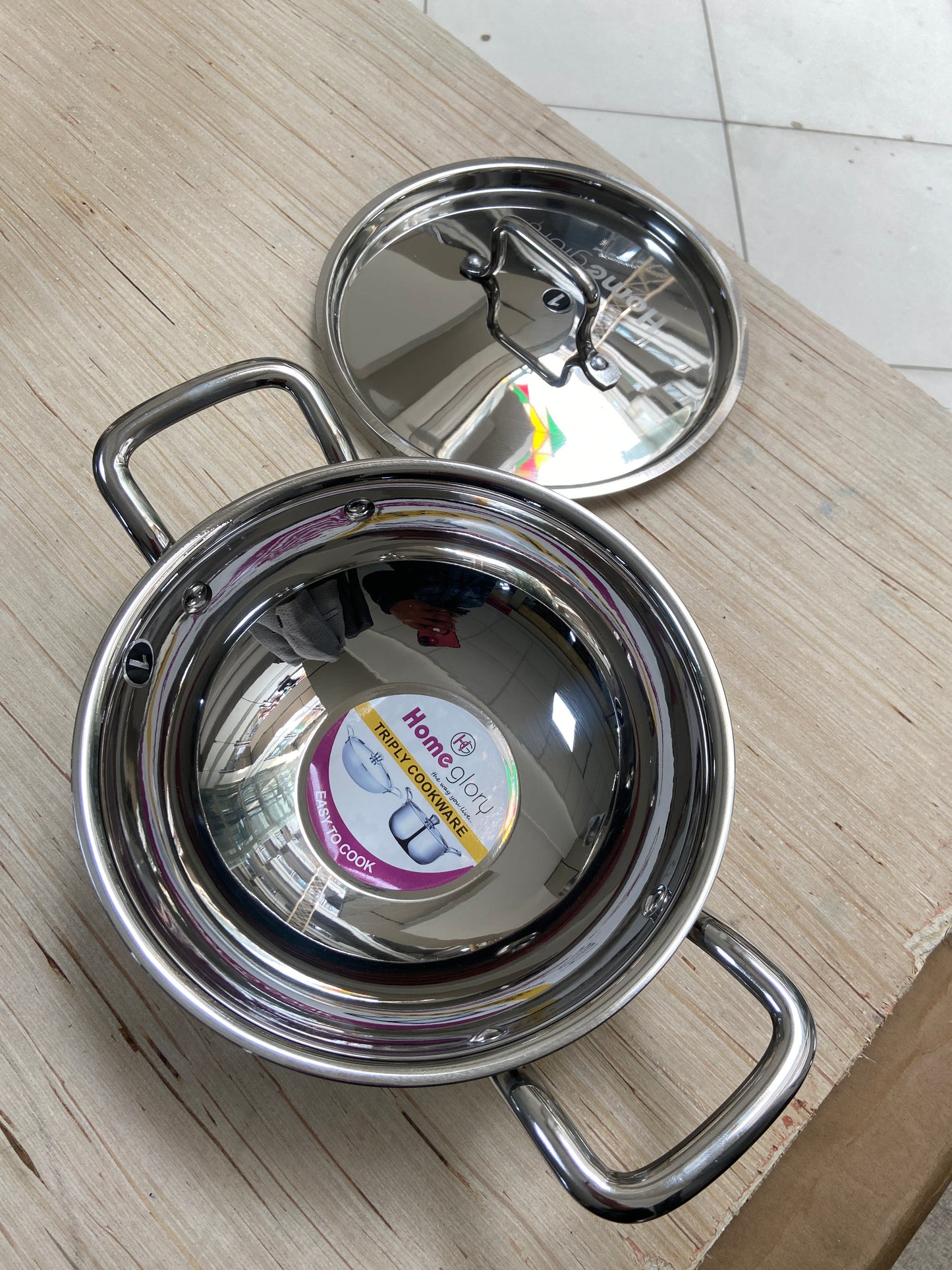 Triply Steel kadhai 22cm