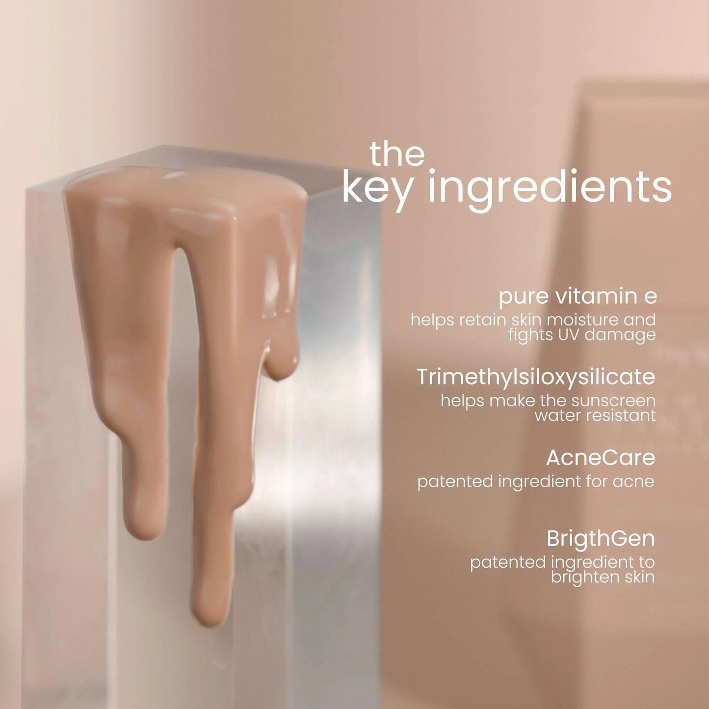 Fairy skin tinted suncream