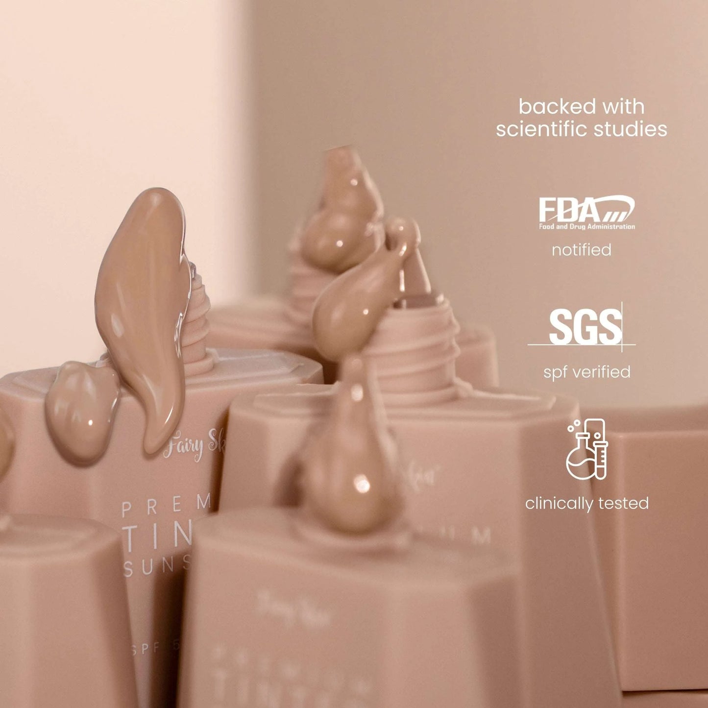 Fairy skin tinted suncream